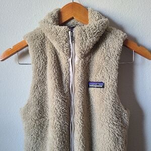 Patagonia Tan Fleece Vest